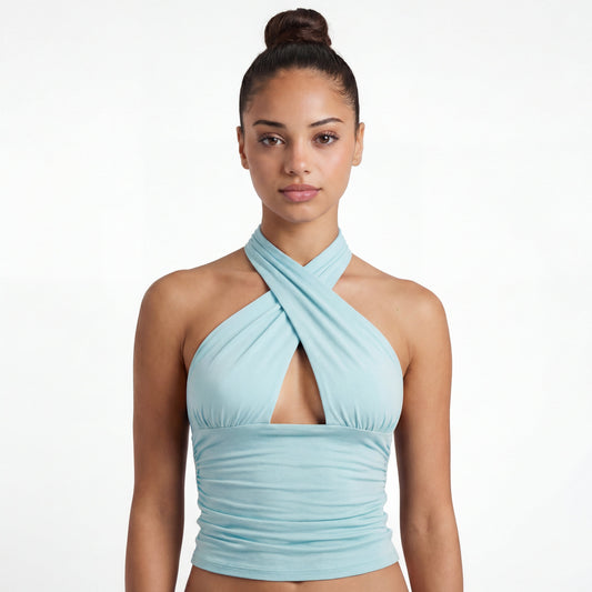 Serene Twist Halter Top