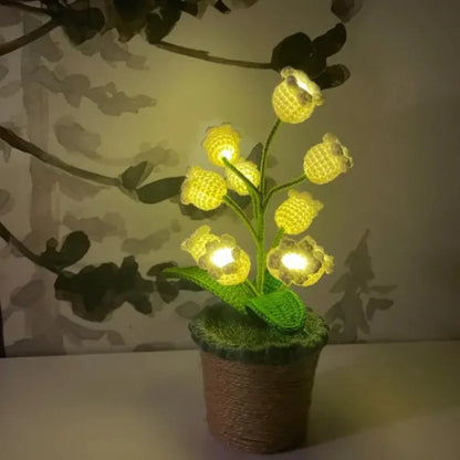 LumiBloom™ Floral Crochet Lamp