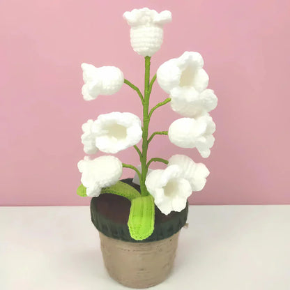 LumiBloom™ Floral Crochet Lamp