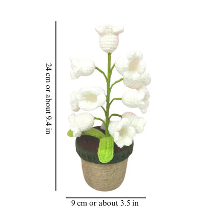 LumiBloom™ Floral Crochet Lamp