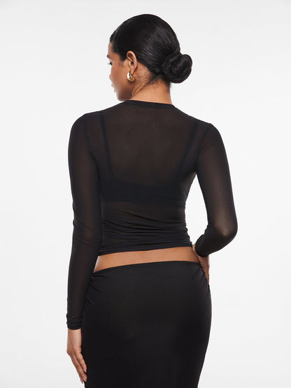 SheerLuxe™ Mesh Top