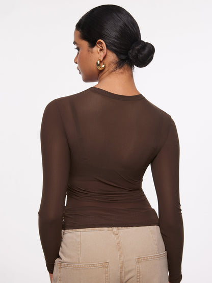 SheerLuxe™ Mesh Top