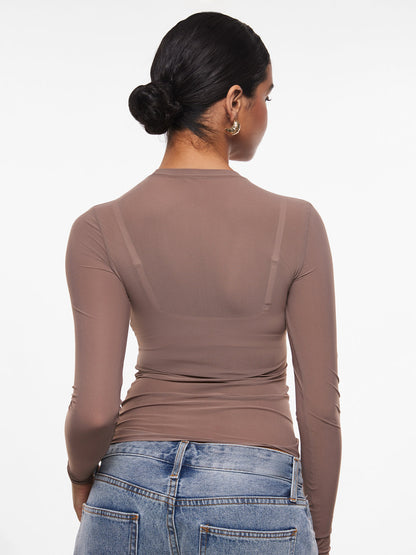 SheerLuxe™ Mesh Top