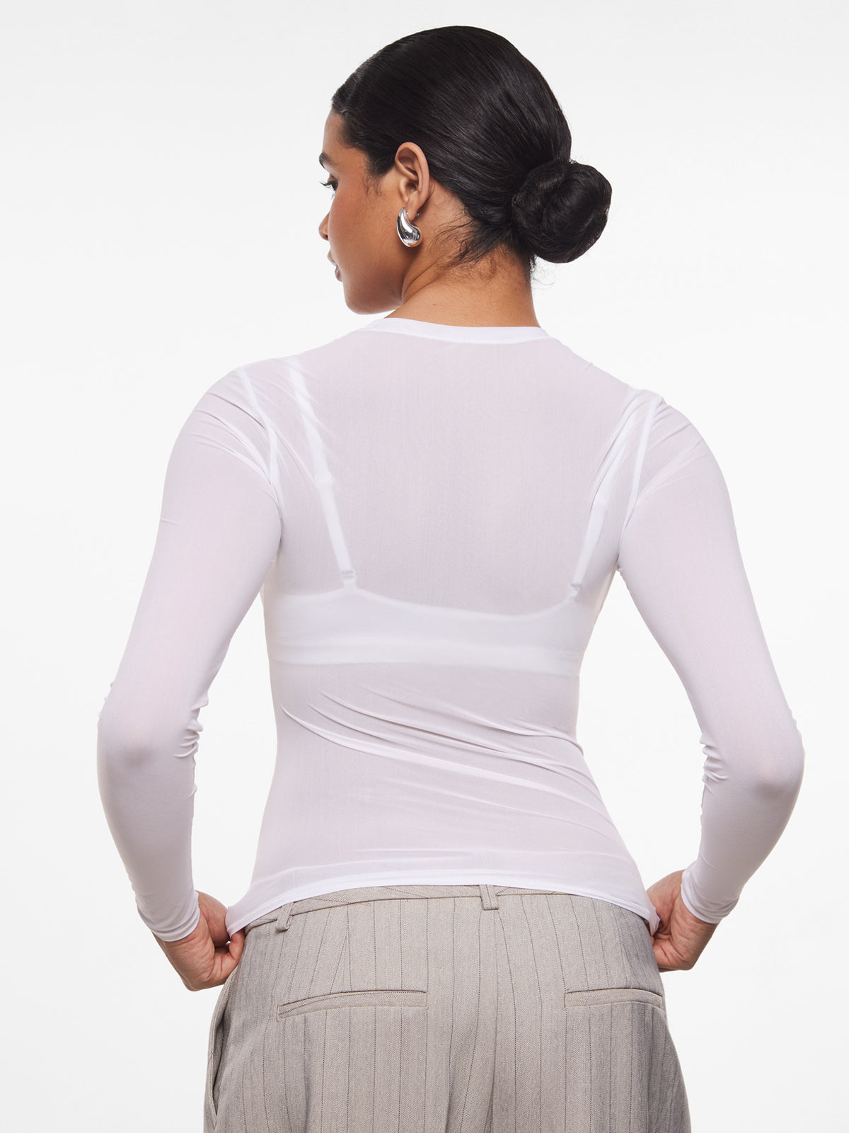 SheerLuxe™ Mesh Top