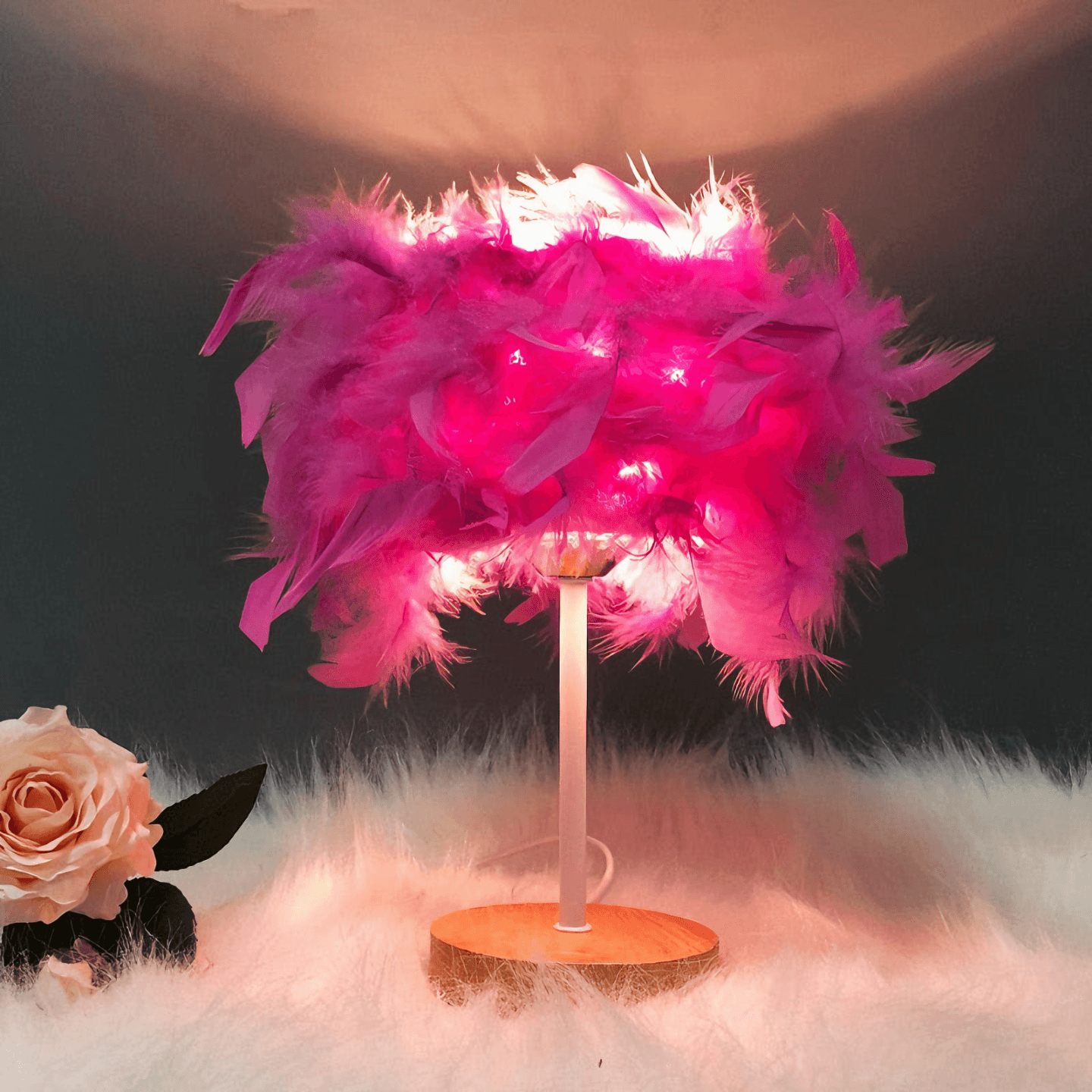 Feather Lamp