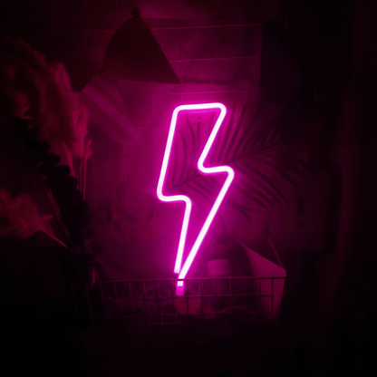 Lightning Neon Sign